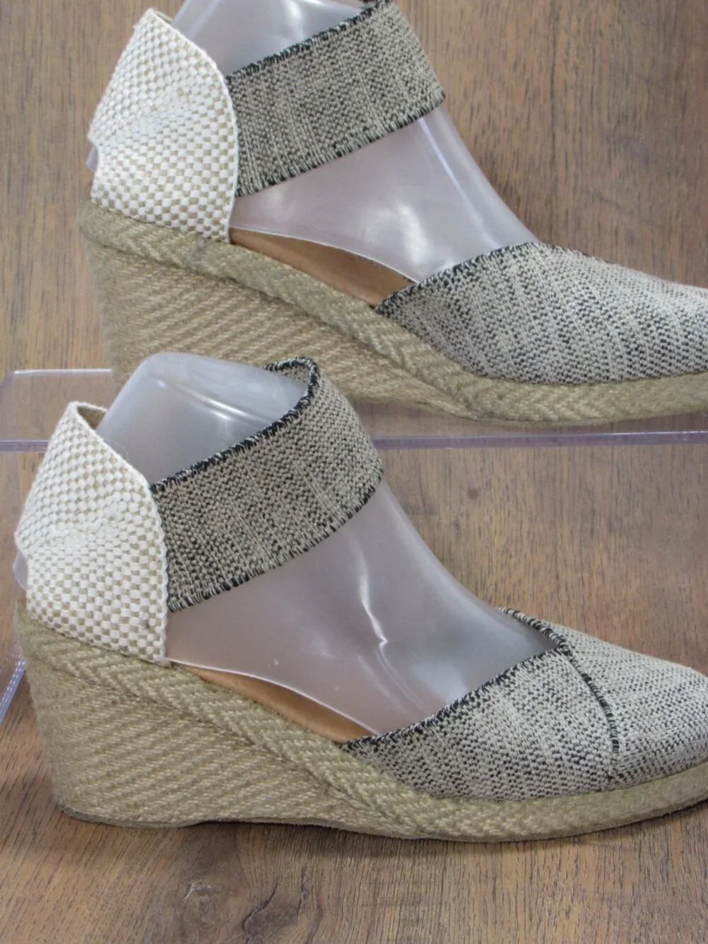 Andre Assous Anouka Wedge Espadrilles Sandals Woven Luxury Boho Women's 8